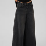 Dicte 139 High XX-Wide farkut, Black Retro Wash
