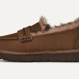 Ellis Nubuck Loafer, Dark Chestnut
