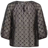 Dimka paljettipusero, Black Placed Sequins