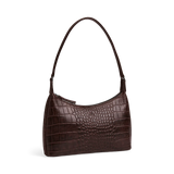 Felicia laukku, Croco, Espresso Brown