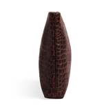 Ila Clutch, Croco, Espresso Brown
