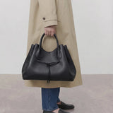 Maris Tote Bag Leather, Black