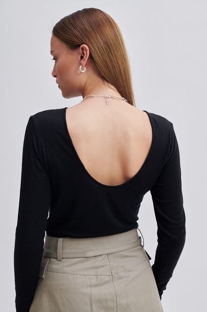 Second Female - Matima Open Back paita, musta