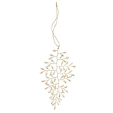 Lehtikoriste H14cm, Cream