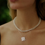 Drop of Silver Earring, Silver
