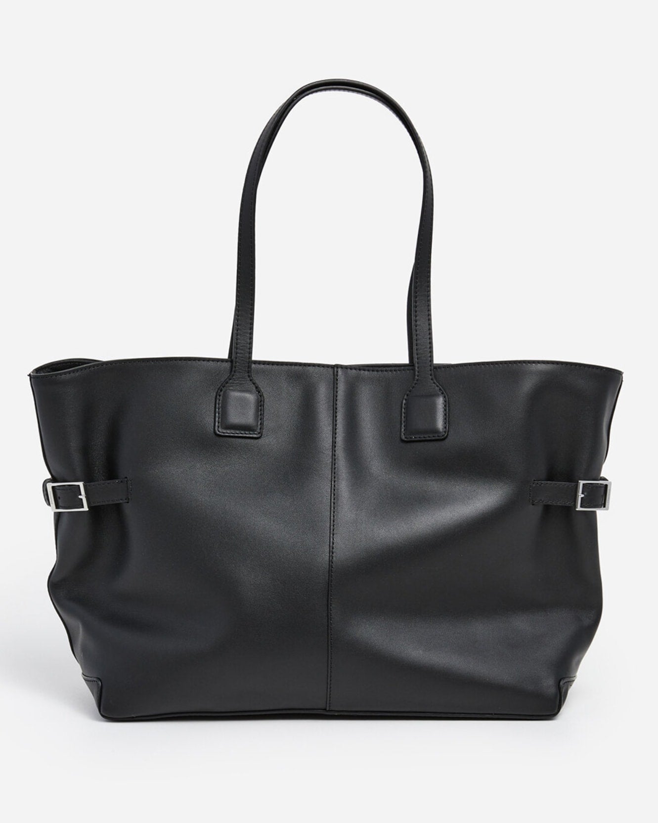 Flattered Leslie tote bag, black leather