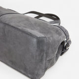 Lisa Bowler Bag Suede, Stone Grey