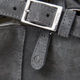 Lisa Bowler Bag Suede, Stone Grey