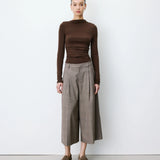Arnold ruudulliset 7/8 housut, Beige