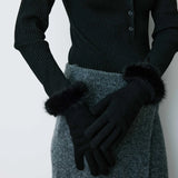 Brixton neulesormikkaat, Black