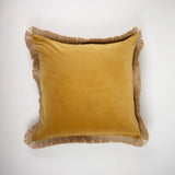 Julie tyynynpäällinen 50x50cm, Olive/Mustard