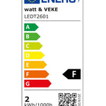 Watt & Veke - LED T26 E14 frosted Warm white
