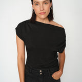 Marlena Shimmer Jeans, Black regular