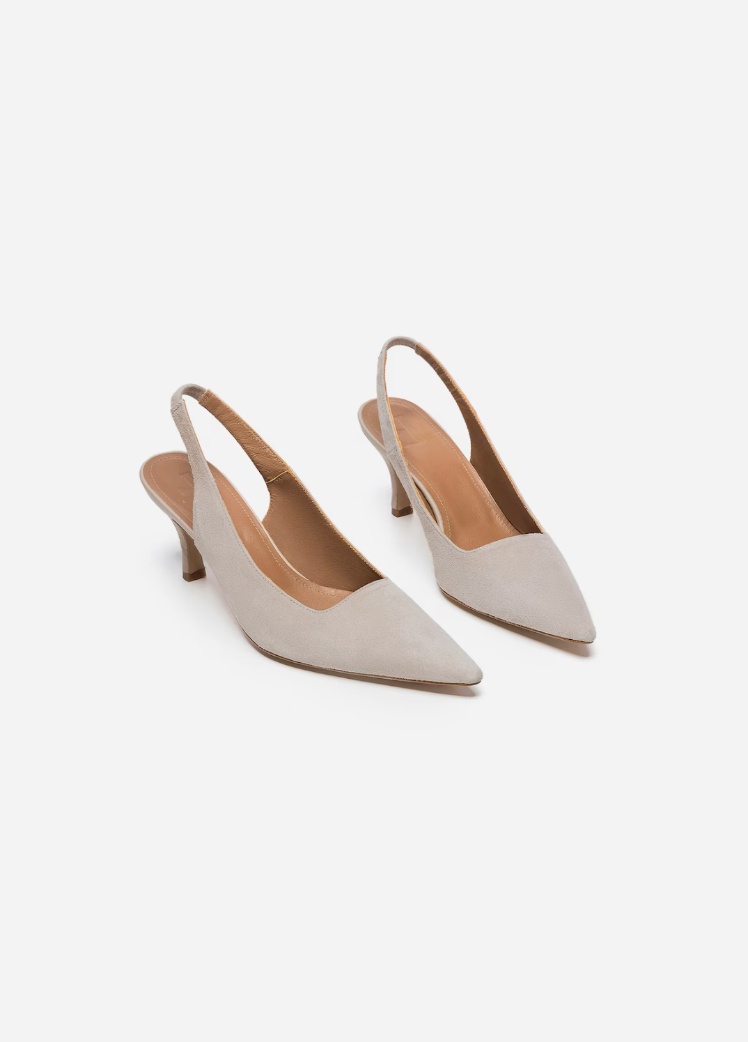 Flattered - Franchesca Suede korkokengät, sand