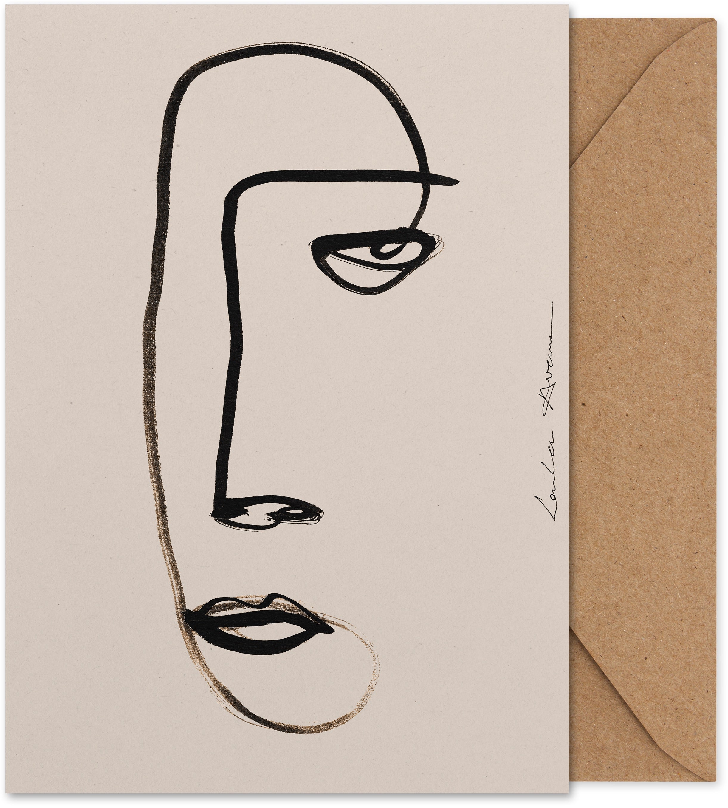 Paper Collective - Serious Dreamer taidekortti A5