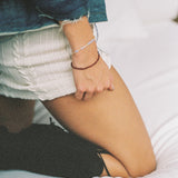 Tan Line Bracelet, Deep Burgundy