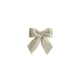Samettinen rusetti Bow S, Sand