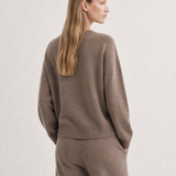 Venny O-neck pusero bambuneulosta, Brown
