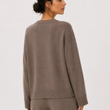 Venny O-neck pusero bambuneulosta, Brown