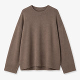 Venny O-neck pusero bambuneulosta, Brown