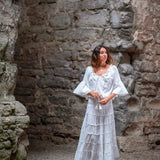 Sabrina pitsipusero, White