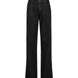 Dara Coated Pant Regular, Black