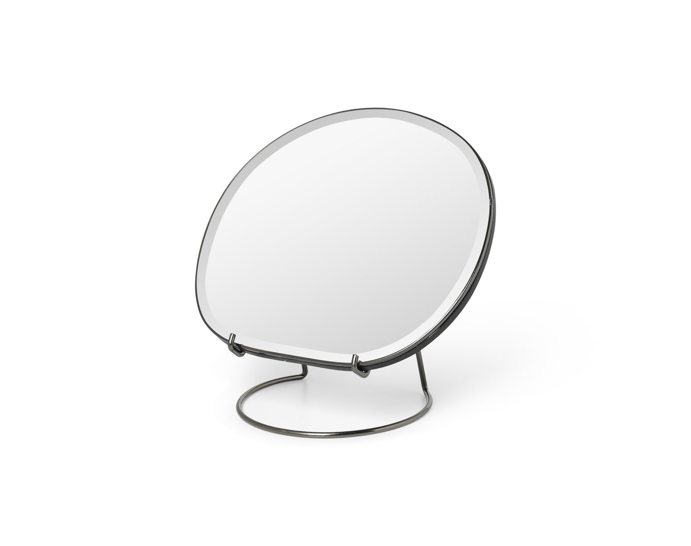 Ferm Living - Pond pöytäpeili, dark chrome
