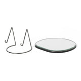 Ferm Living - Pond pöytäpeili, dark chrome