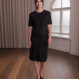 Lyhythihainen cashmereneule, Black
