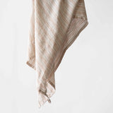 Keittiöpyyhe pellavaa, Hazelnut Stripe