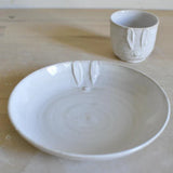 Pupukulho/lautanen, White