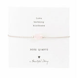 Gemstone rannekoru Rose Quartz