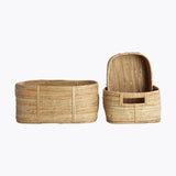 Chaka ovaalit rottinkikorit S H14cm