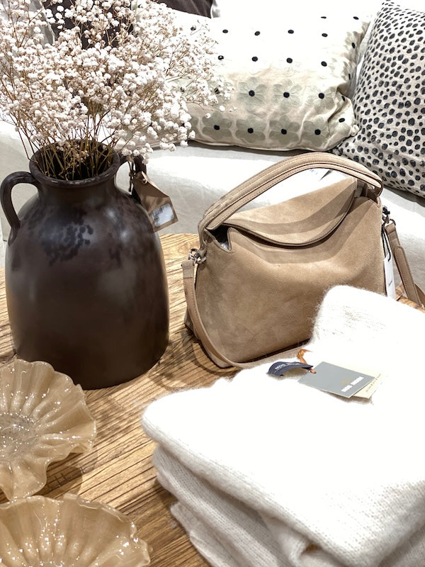 Tadevase vaasi D21 H29cm mocca