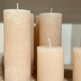Pöytäkynttilä H9cm, Rustic Vanilla